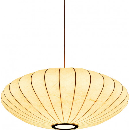 Lampa wisząca SILK FLAT biała 50 cm