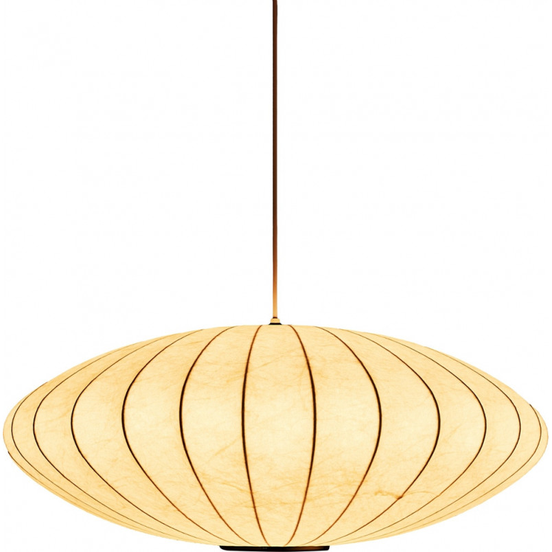 Lampa wisząca SILK FLAT biała 50 cm