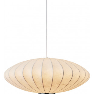 Lampa wisząca SILK FLAT biała 50 cm