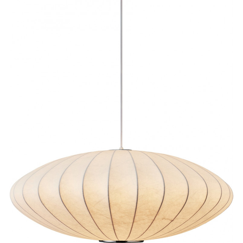 Lampa wisząca SILK FLAT biała 50 cm