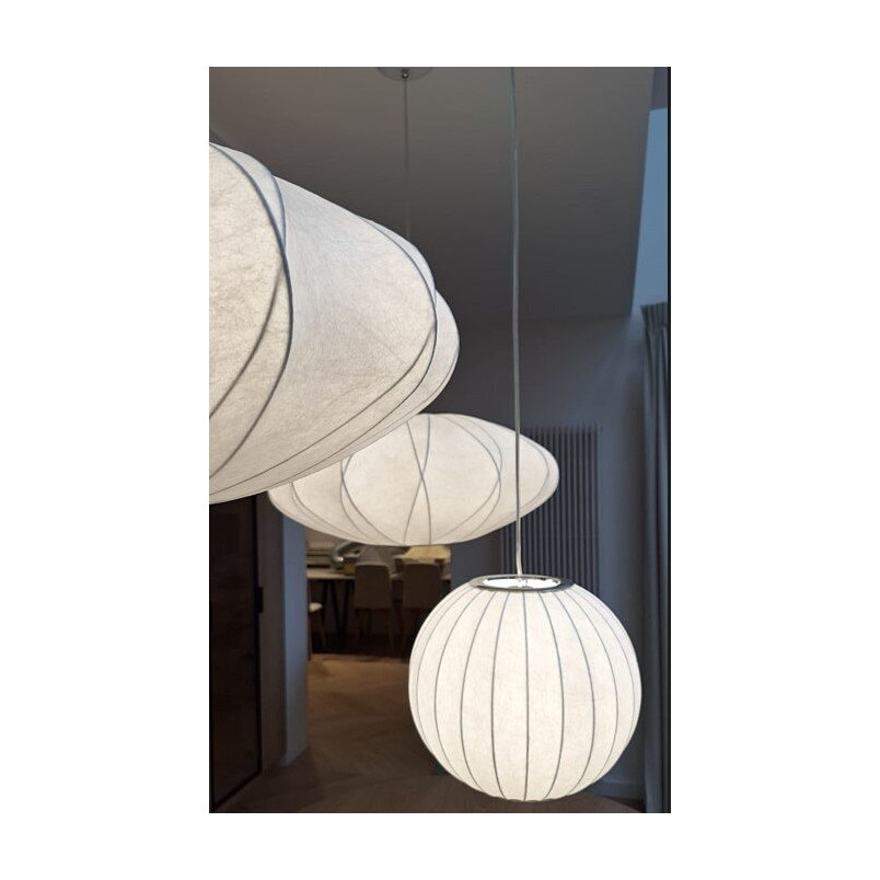 Lampa wisząca SILK X-shape biała 60 cm