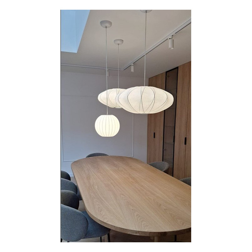Lampa wisząca SILK X-shape biała 60 cm
