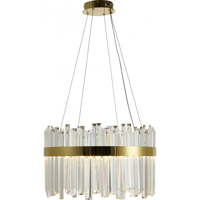 Lampa wisząca ROYAL LED kryształowa złota 50 cm Lampa wisząca ROYAL LED kryształowa złota 50 cm