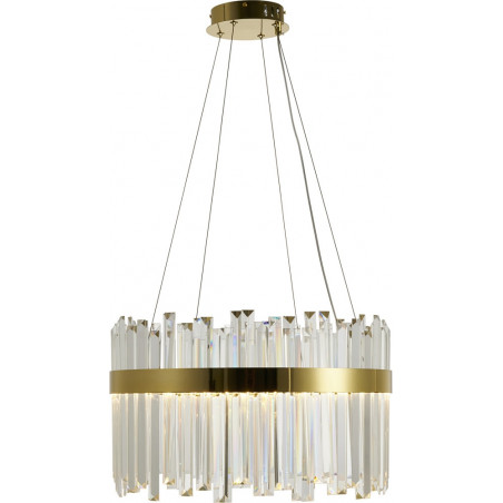Lampa wisząca ROYAL LED kryształowa złota 50 cm