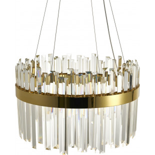 Lampa wisząca ROYAL LED kryształowa złota 50 cm