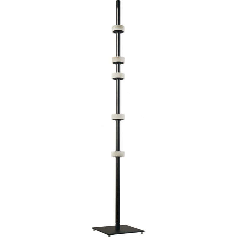 Lampa podłogowa RINGO czarna 182 cm 