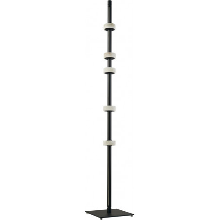 Lampa podłogowa RINGO czarna 182 cm 