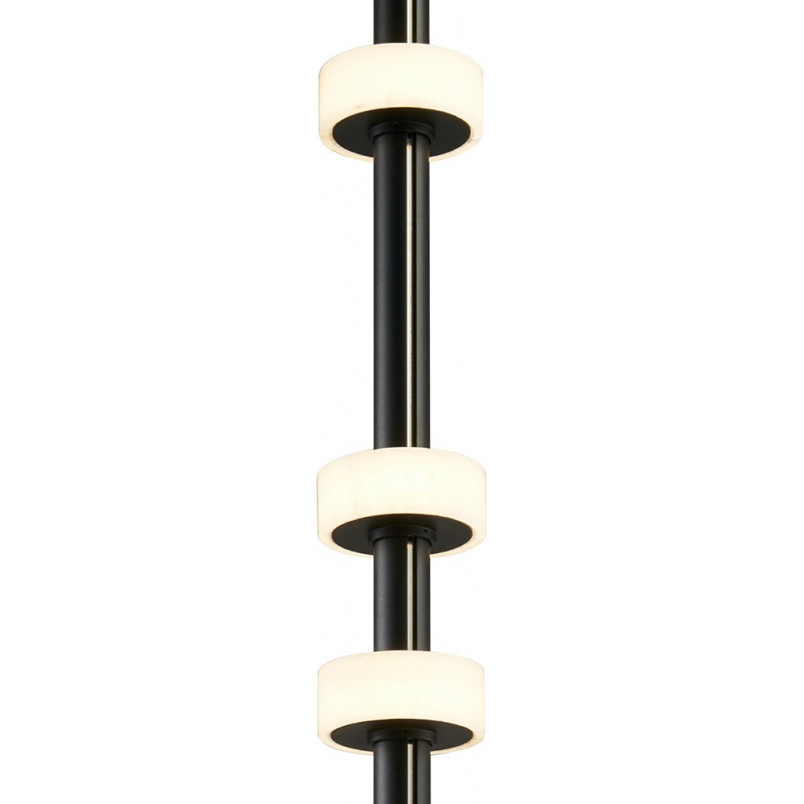Lampa podłogowa RINGO czarna 182 cm 