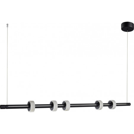 Lampa wisząca RINGO LED czarna 150 cm