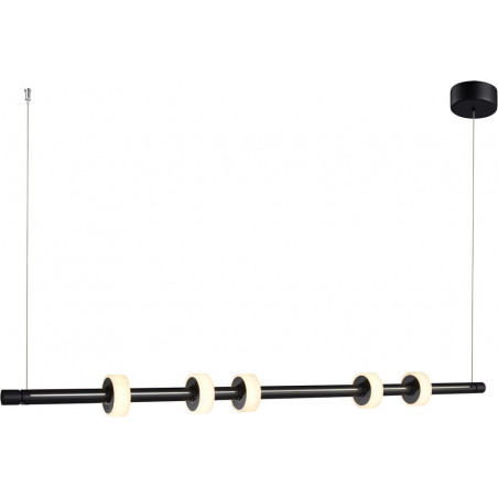 Lampa wisząca RINGO LED czarna 150 cm