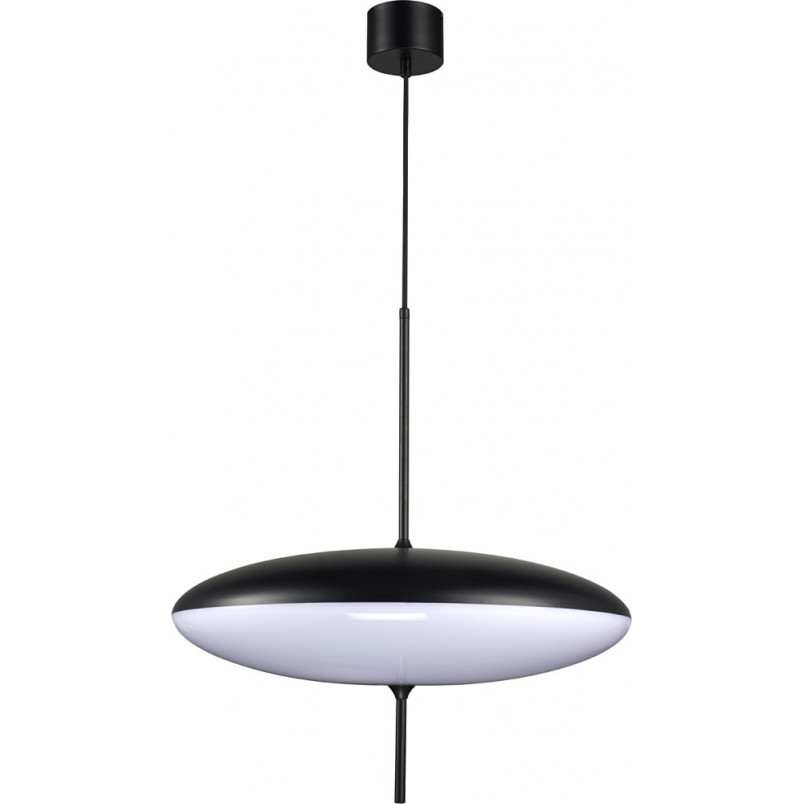 Lampa wisząca PIATTO biało-czarna 50 cm