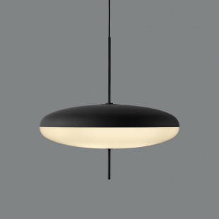 Lampa wisząca PIATTO biało-czarna 50 cm