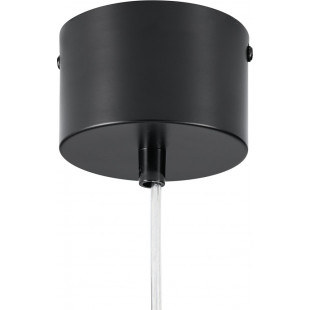 Lampa wisząca PIATTO biało-czarna 50 cm