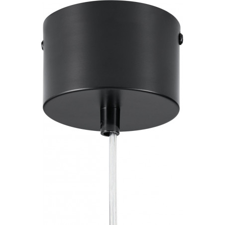 Lampa wisząca PIATTO biało-czarna 50 cm