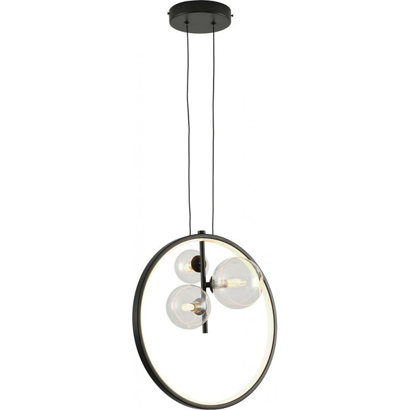  Lampa wisząca ORION RING LED czarny 40 cm 