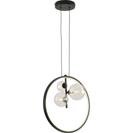  Lampa wisząca ORION RING LED czarny 40 cm 