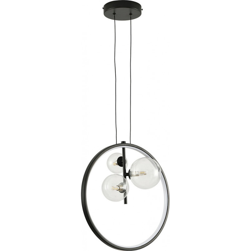  Lampa wisząca ORION RING LED czarny 40 cm 