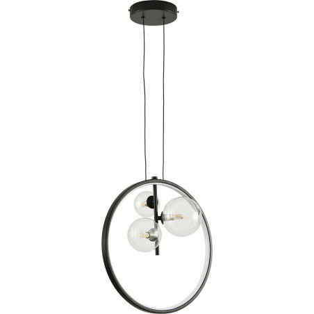  Lampa wisząca ORION RING LED czarny 40 cm 