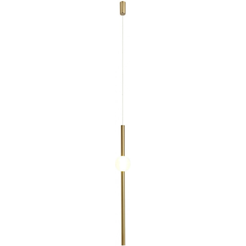 Lampa wisząca O-LINE LED 93 cm mosiądz