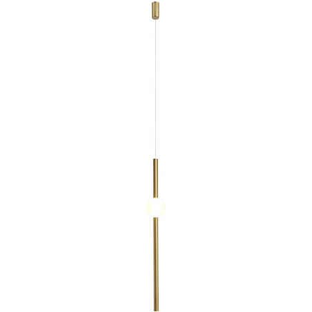 Lampa wisząca O-LINE LED 93 cm mosiądz