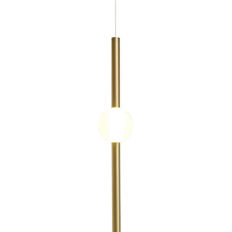 Lampa wisząca O-LINE LED 93 cm mosiądz