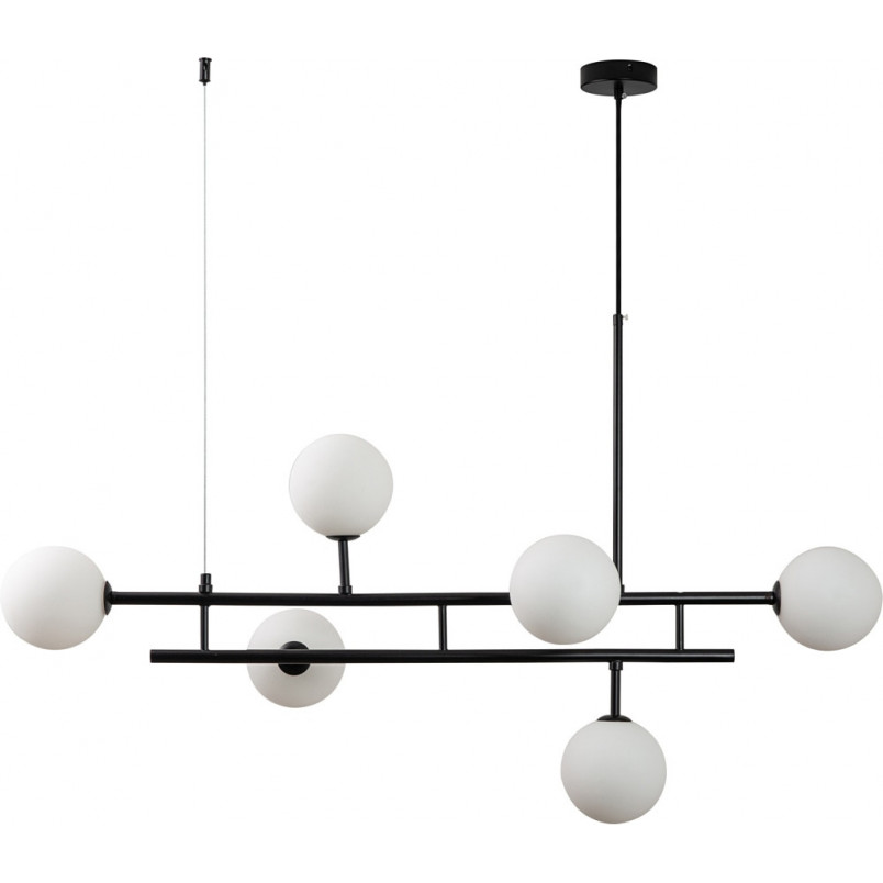 Lampa wisząca MODERNO DUO czarna 100 cm
