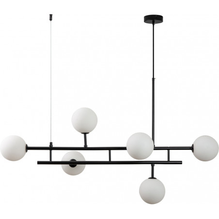 Lampa wisząca MODERNO DUO czarna 100 cm