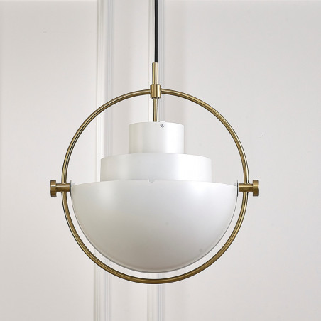 Lampa wisząca MOBILE biała 38 cm 