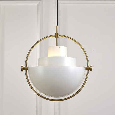 Lampa wisząca MOBILE biała 38 cm 