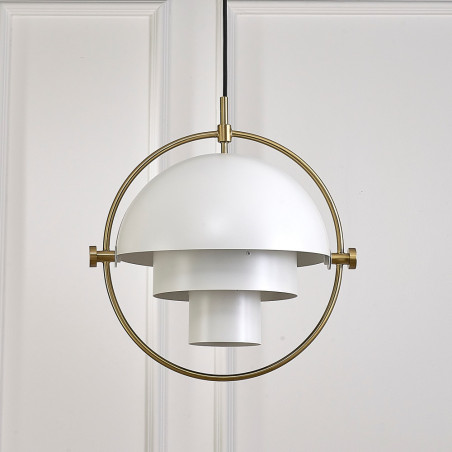 Lampa wisząca MOBILE biała 38 cm 
