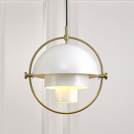 Lampa wisząca MOBILE biała 38 cm 