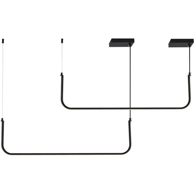 Lampa wisząca MINIMA-2 led czarna 120 cm