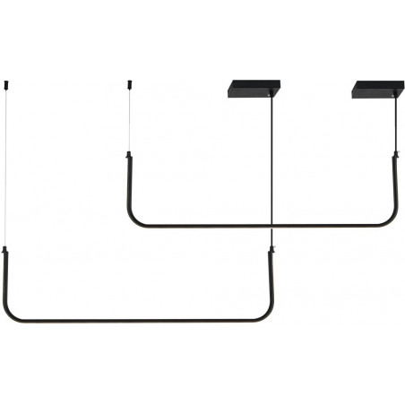 Lampa wisząca MINIMA-2 led czarna 120 cm