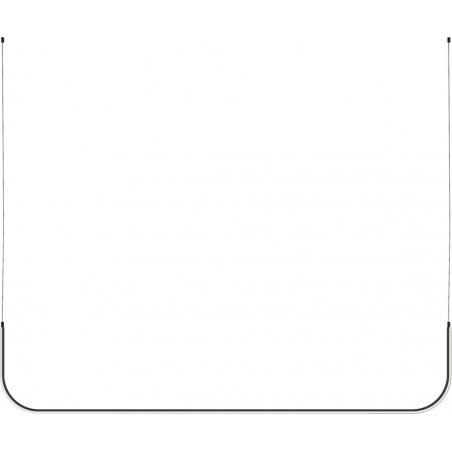 Lampa wisząca MINIMA-2 led czarna 120 cm