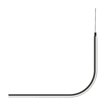 Lampa wisząca MINIMA-2 led czarna 120 cm