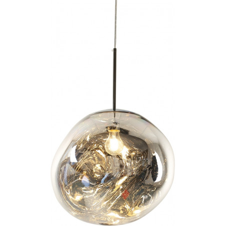 Lampa wisząca GLAM L srebrna 38 cm