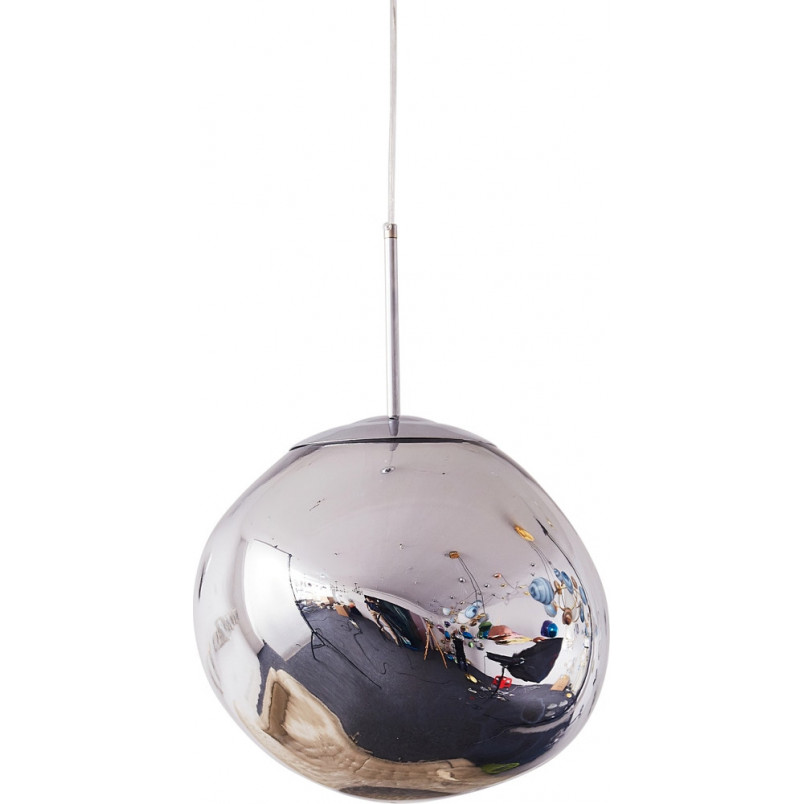 Lampa wisząca GLAM L srebrna 38 cm