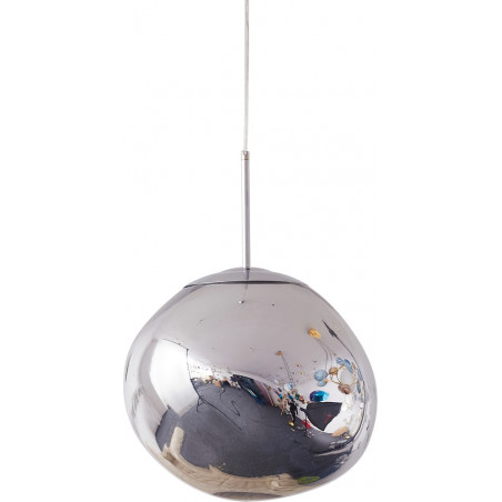 Lampa wisząca GLAM L srebrna 38 cm