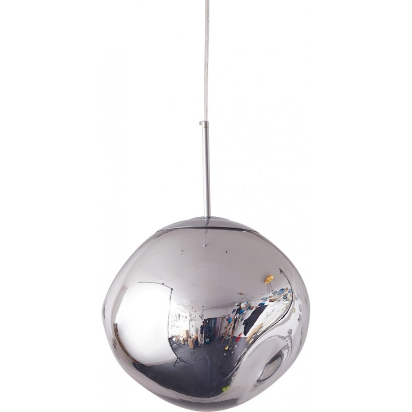 Lampa wisząca GLAM L srebrna 38 cm