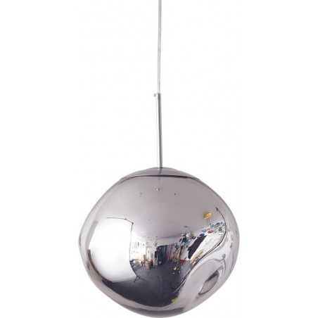 Lampa wisząca GLAM L srebrna 38 cm