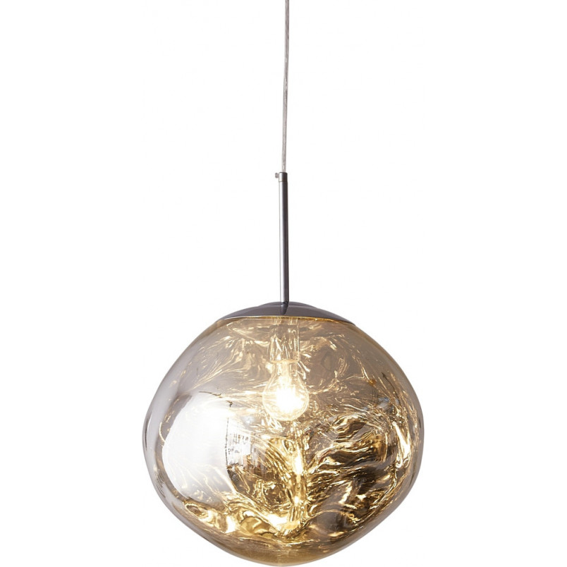 Lampa wisząca GLAM M srebrna 28 cm