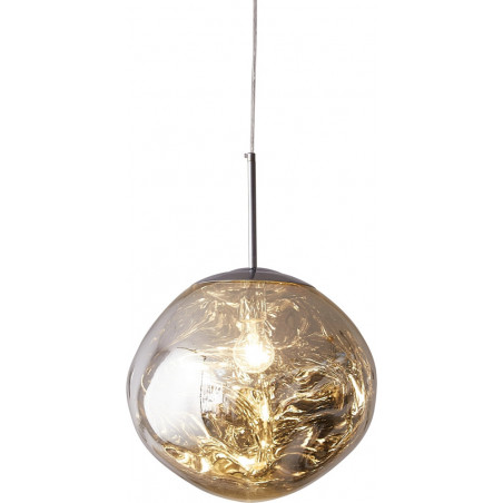 Lampa wisząca GLAM M srebrna 28 cm