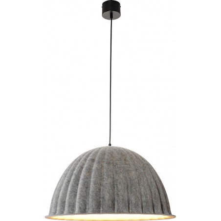 Lampa wisząca FELT filc szary 55 cm