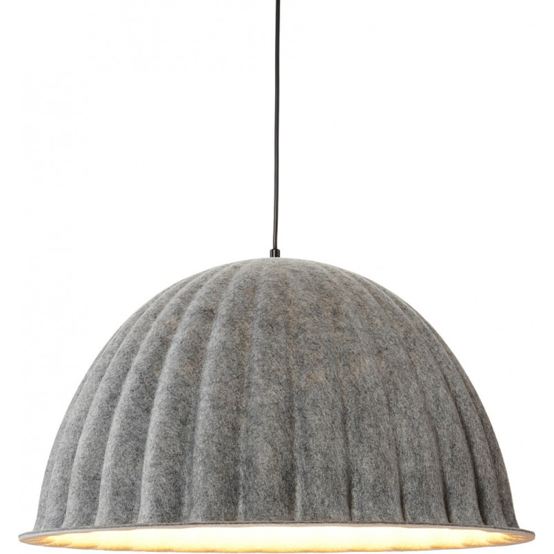 Lampa wisząca FELT filc szary 55 cm