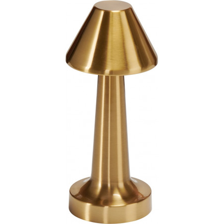 Lampa stołowa TAVOLO B LED dotykowa złota 23 cm