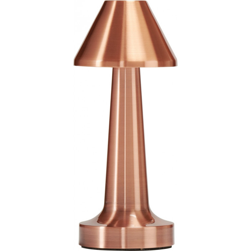 Lampa stołowa TAVOLO B LED dotykowa miedziana 23 cm