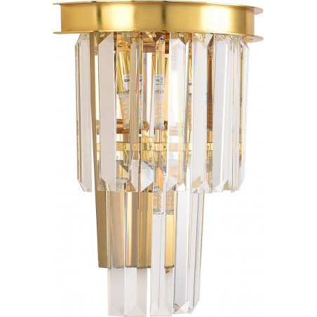 Lampa ścienna SPLENDORE złota 20 cm