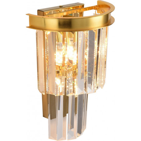 Lampa ścienna SPLENDORE złota 20 cm
