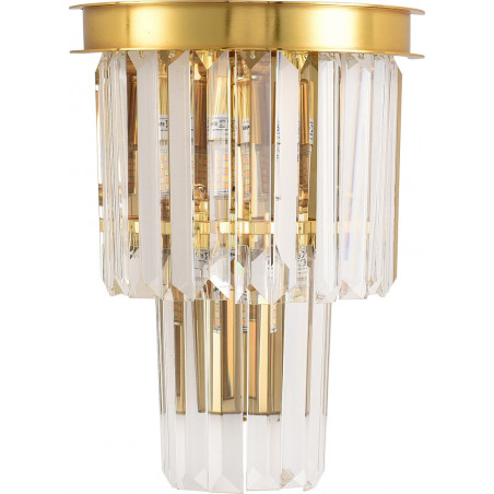 Lampa ścienna SPLENDORE złota 20 cm