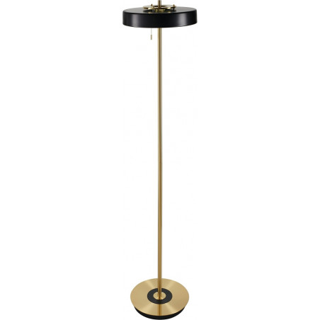 Lampa podłogowa ARTDECO czarno - złota 162 cm